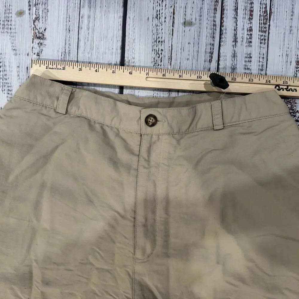 The North Face Nylon Pants Tagged 36 Measures 30 Gray Fleece